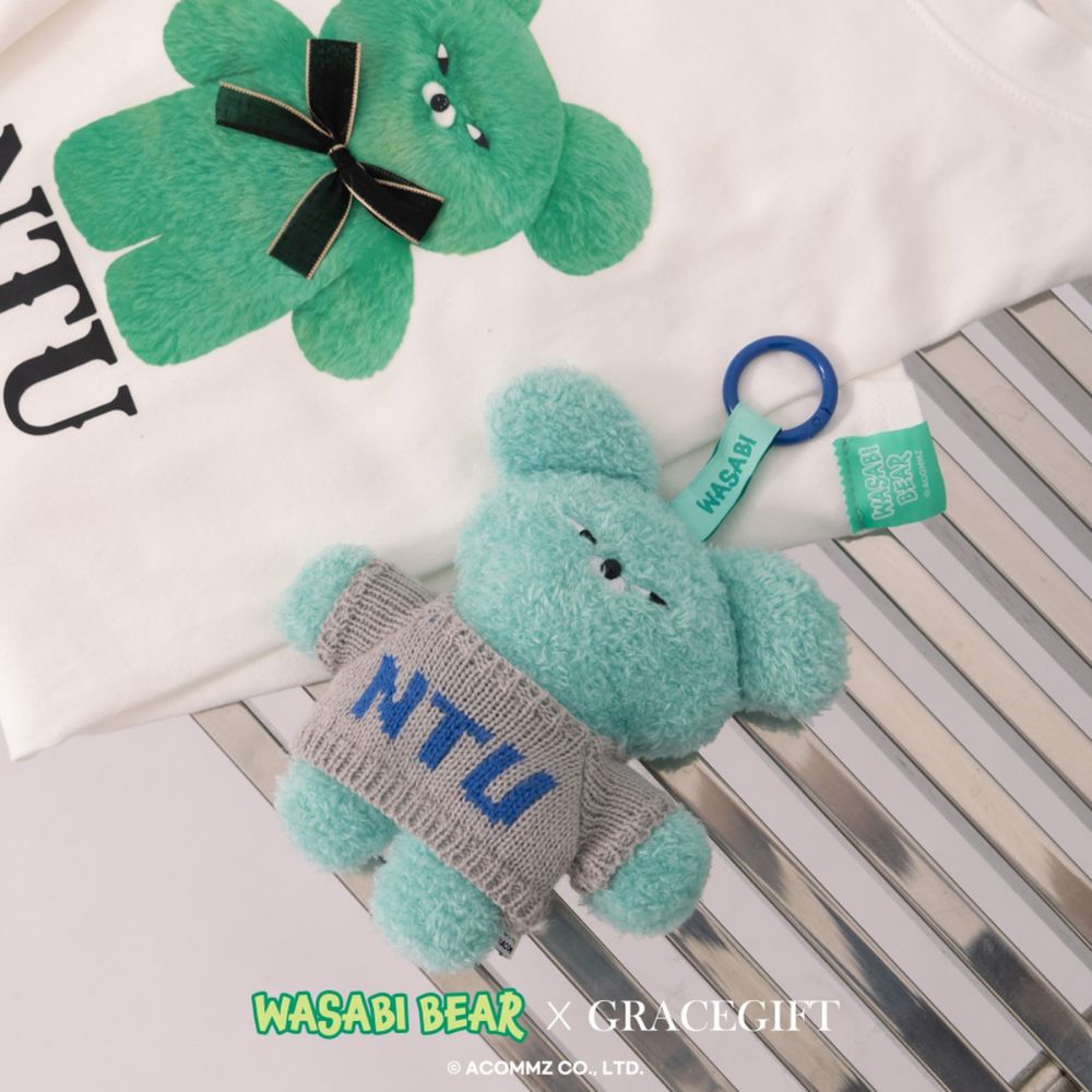 Grace Gift再聯手Wasabi bear芥末熊啦！這次是「台大版本」NTU毛衣熊熊、得要衝收藏吧！-4
