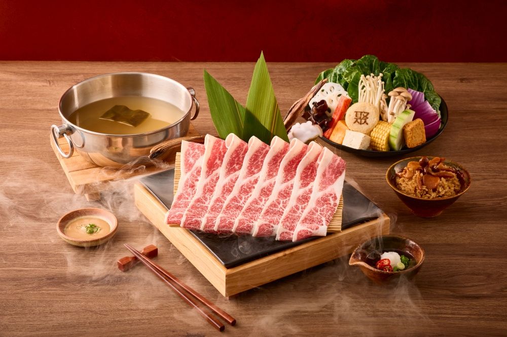 免出國就能吃日本牛！聚日式鍋物「日本國產牛雪花&牛霜降」肉質超鮮甜、點套餐還免費送肉肉！-3
