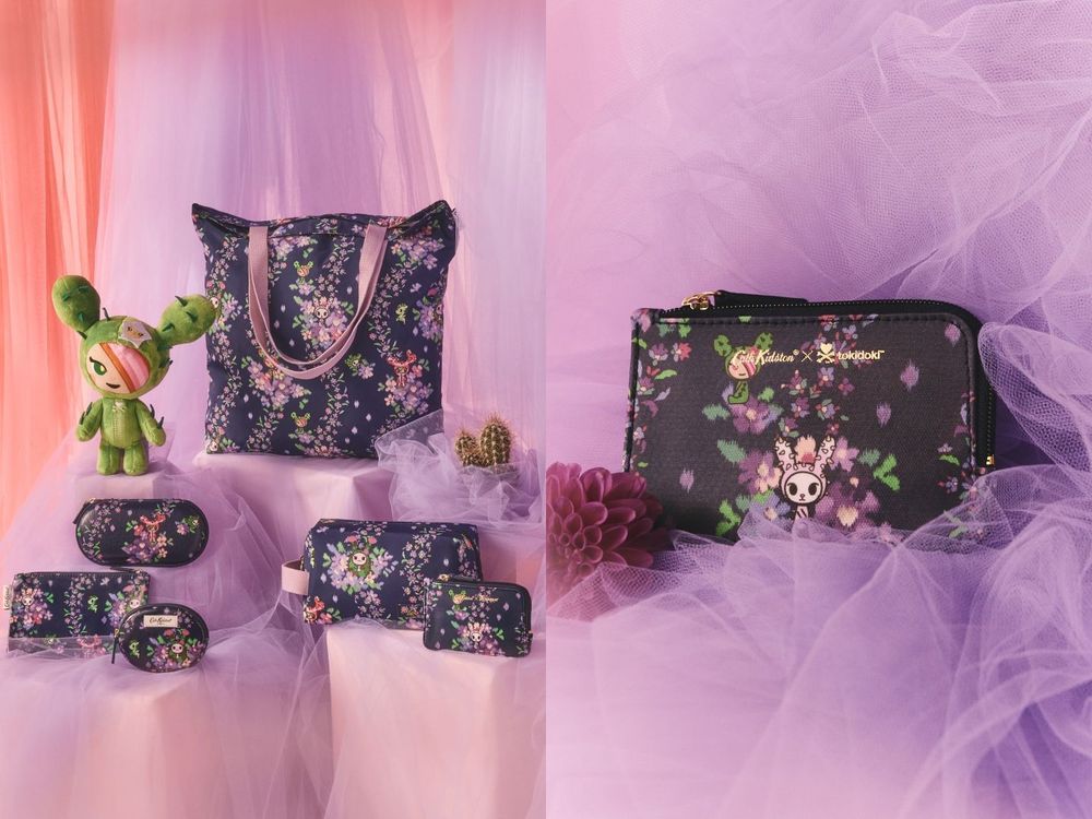Cath Kidston新聯名是tokidoki甜甜圈小姐！荷葉邊、粉嫩碎花化妝包、證件套，日常通勤必備！-3