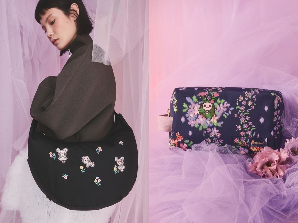 Cath Kidston新聯名是tokidoki甜甜圈小姐！荷葉邊、粉嫩碎花化妝包、證件套，日常通勤必備！-4