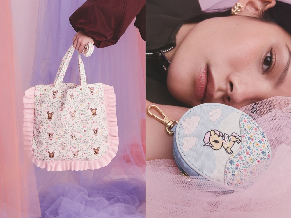 Cath Kidston新聯名是tokidoki甜甜圈小姐！荷葉邊、粉嫩碎花化妝包、證件套，日常通勤必備！-10