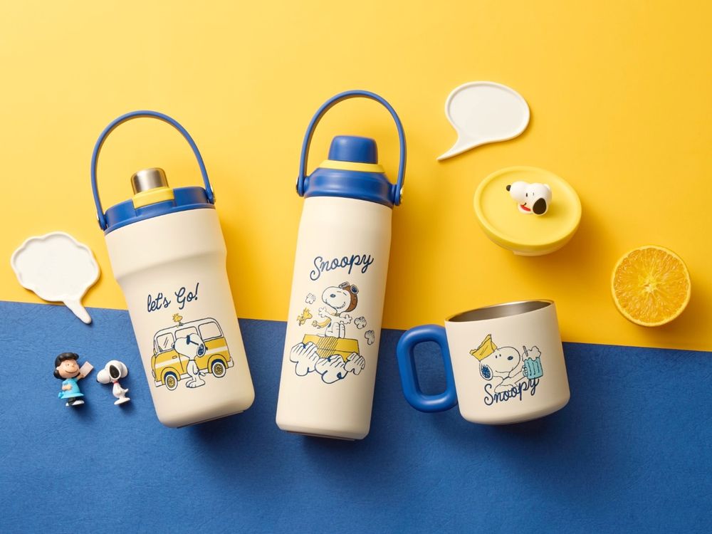 康寧餐具史努比聯名新品太可愛！「西瓜史努比玻璃水壺、打網球史努比水杯」全都想要！-3