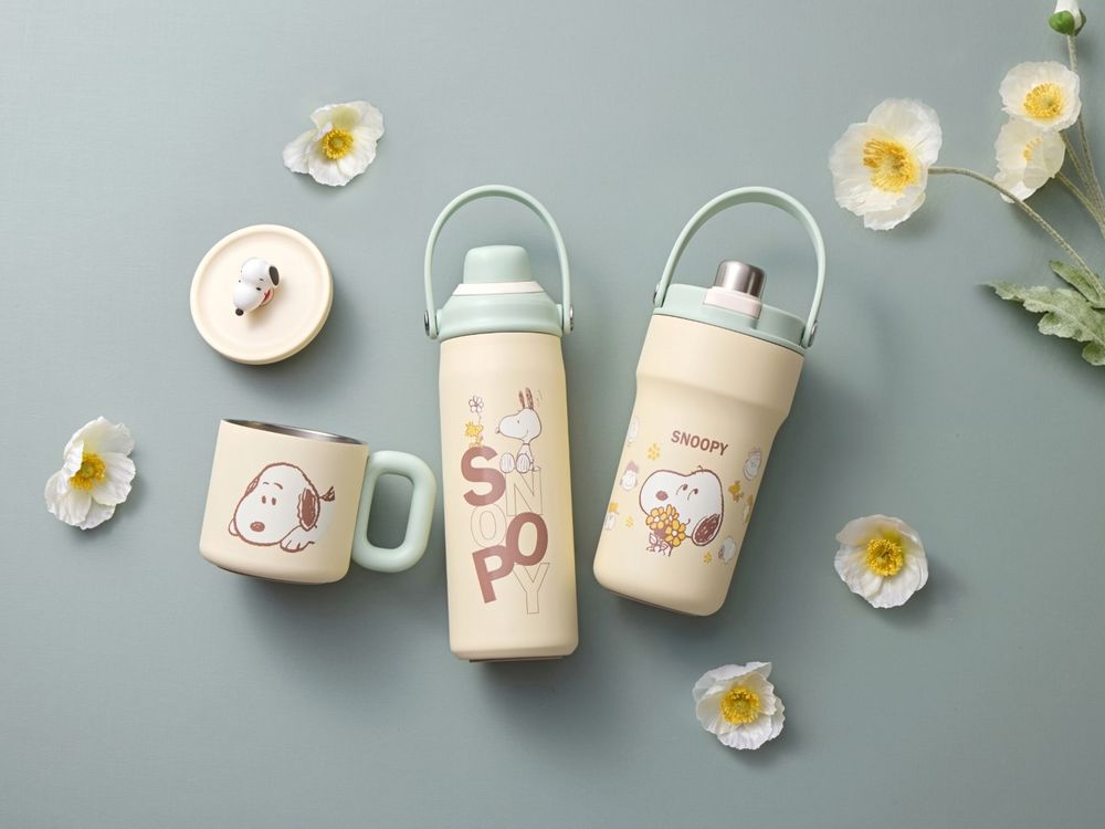 康寧餐具史努比聯名新品太可愛！「西瓜史努比玻璃水壺、打網球史努比水杯」全都想要！-4