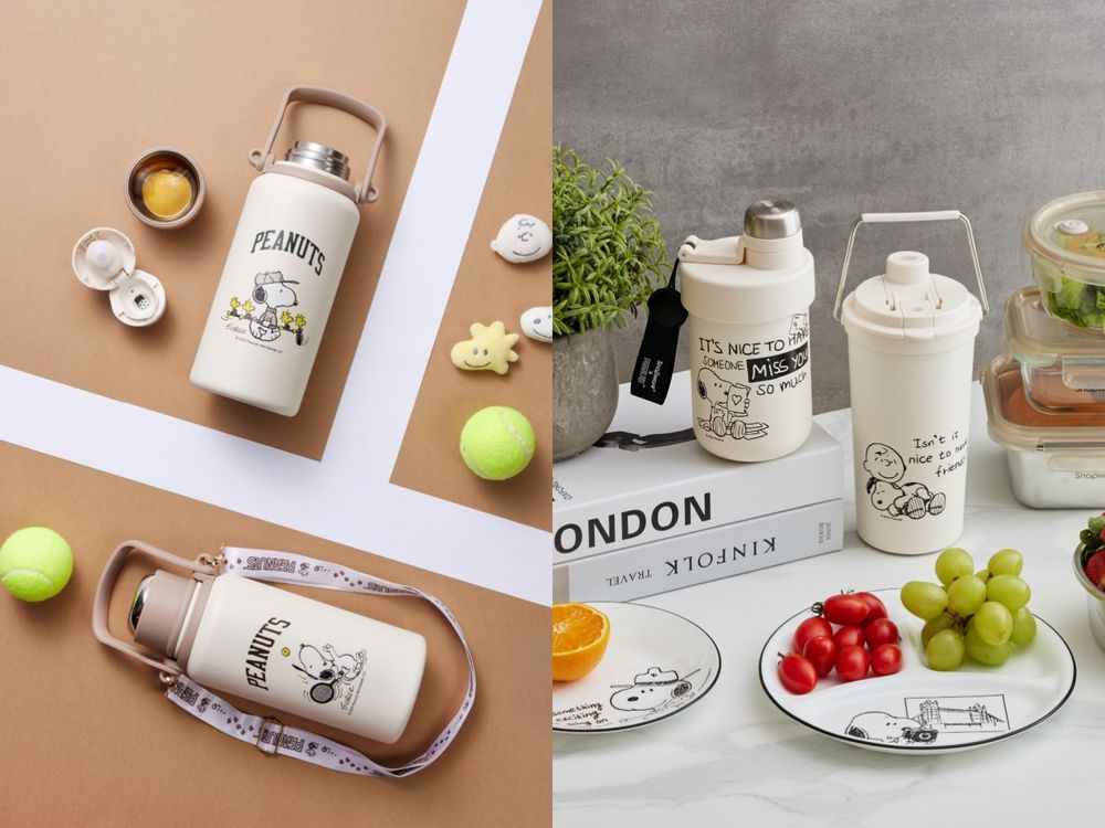 康寧餐具史努比聯名新品太可愛！「西瓜史努比玻璃水壺、打網球史努比水杯」全都想要！-5