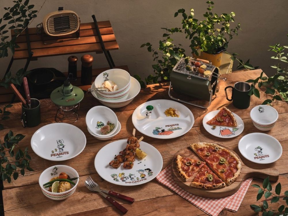 康寧餐具史努比聯名新品太可愛！「西瓜史努比玻璃水壺、打網球史努比水杯」全都想要！-6