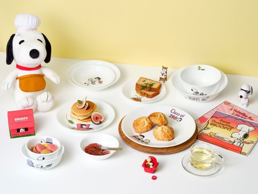 康寧餐具史努比聯名新品太可愛！「西瓜史努比玻璃水壺、打網球史努比水杯」全都想要！-9