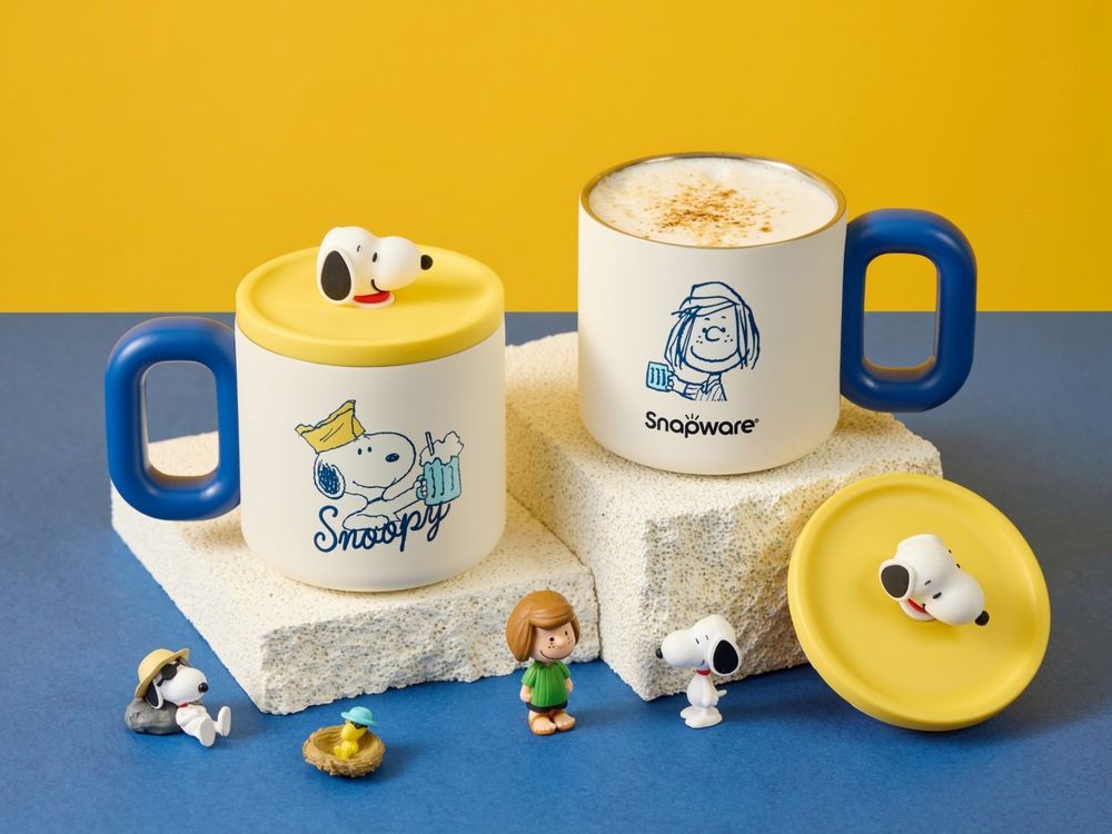 康寧餐具史努比聯名新品太可愛！「西瓜史努比玻璃水壺、打網球史努比水杯」全都想要！-10