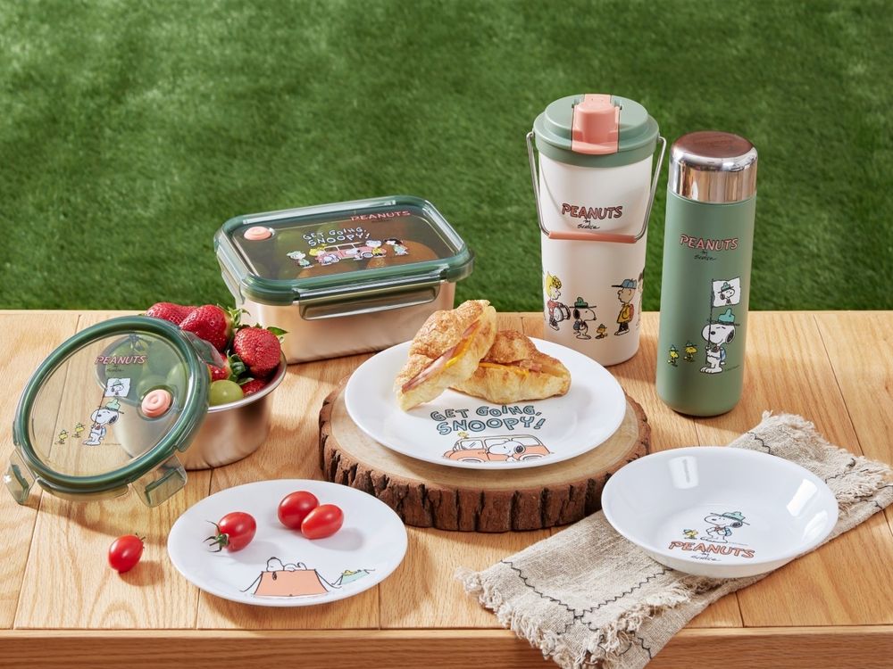康寧餐具史努比聯名新品太可愛！「西瓜史努比玻璃水壺、打網球史努比水杯」全都想要！-11