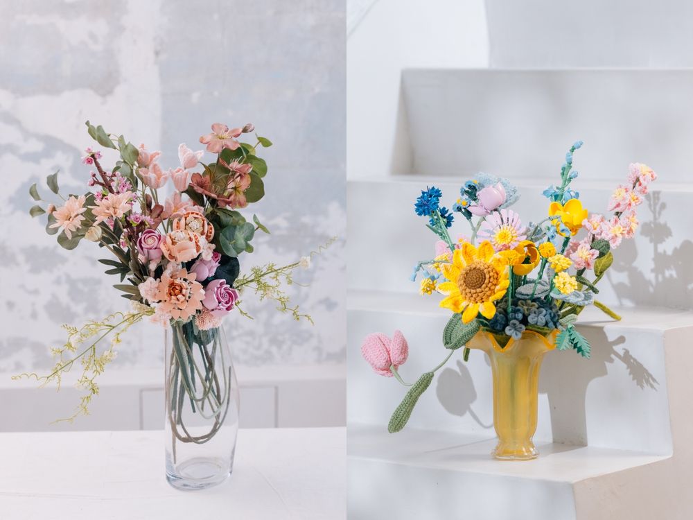 HOLA限時化身超美花市？限定花藝課讓你將「羊毛氈花、樂高花、鉤針花」自由混搭打造專屬春日花束！-13