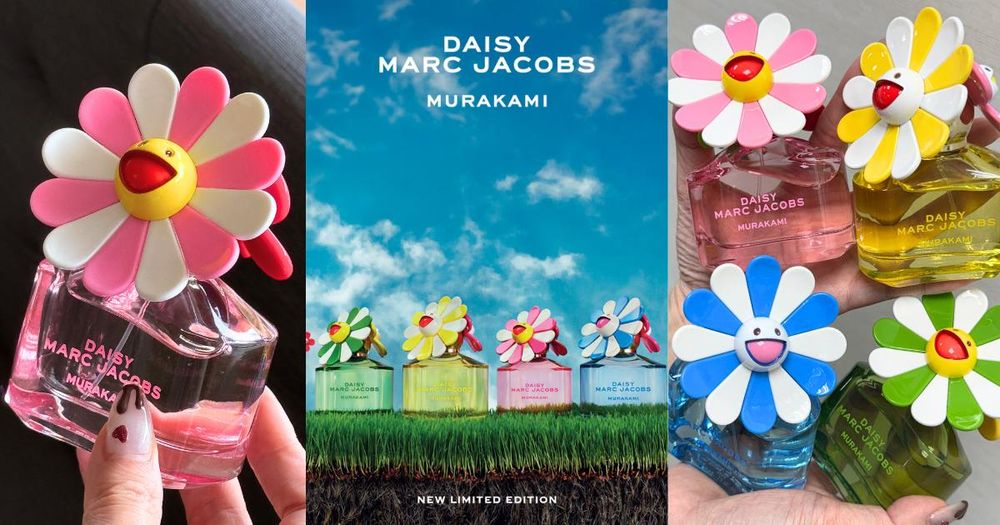 MARC JACOBS雛菊香水聯名村上隆太犯規！四色花花宇宙直接收編，甜果、奶香、清新香味，一次全中！-1