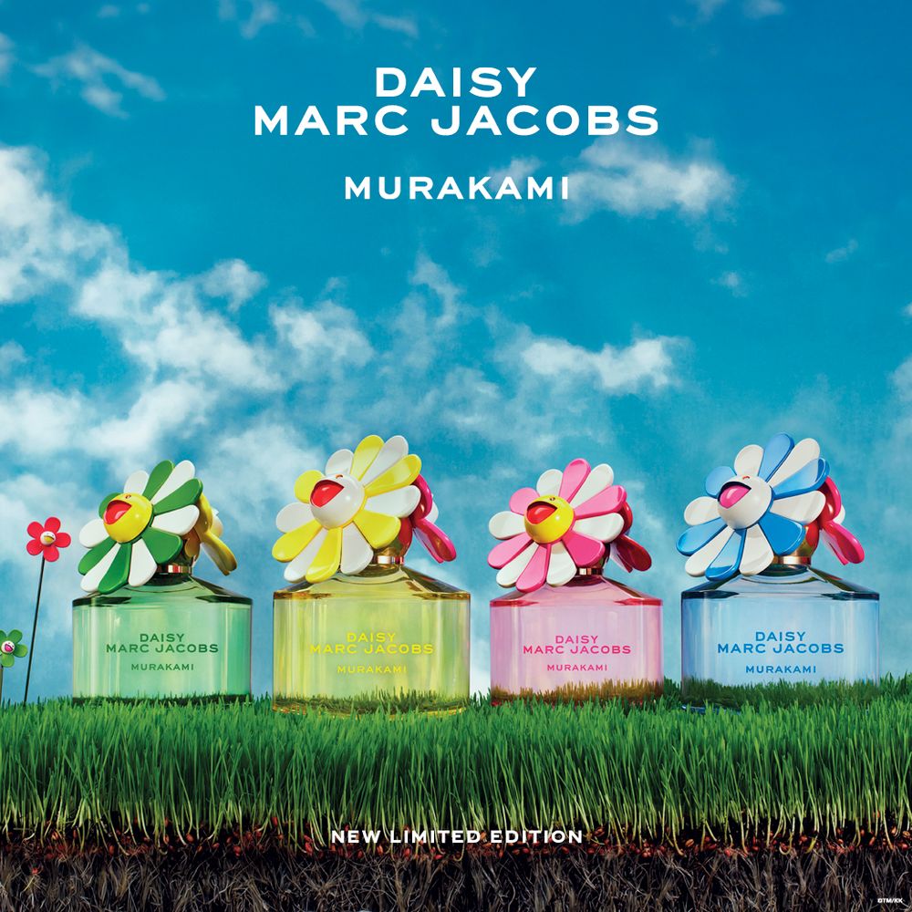MARC JACOBS雛菊香水聯名村上隆太犯規！四色花花宇宙直接收編，甜果、奶香、清新香味，一次全中！-8