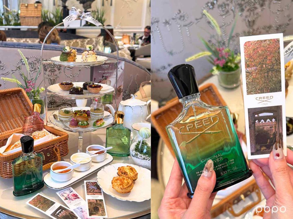 成韓彬的味道！CREED全新上市「岩蘭野境」聯名下午茶文華東方青隅開吃，還有隱藏版香氛禮、直接帶回家！-4