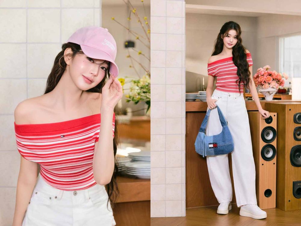 春日女神降臨！張員瑛最新TOMMY JEANS美照來了！逆天長腿太不科學、隨便一站就是畫報！-2