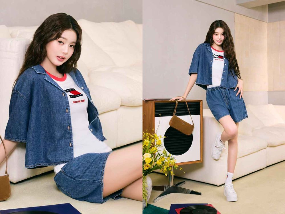 春日女神降臨！張員瑛最新TOMMY JEANS美照來了！逆天長腿太不科學、隨便一站就是畫報！-3