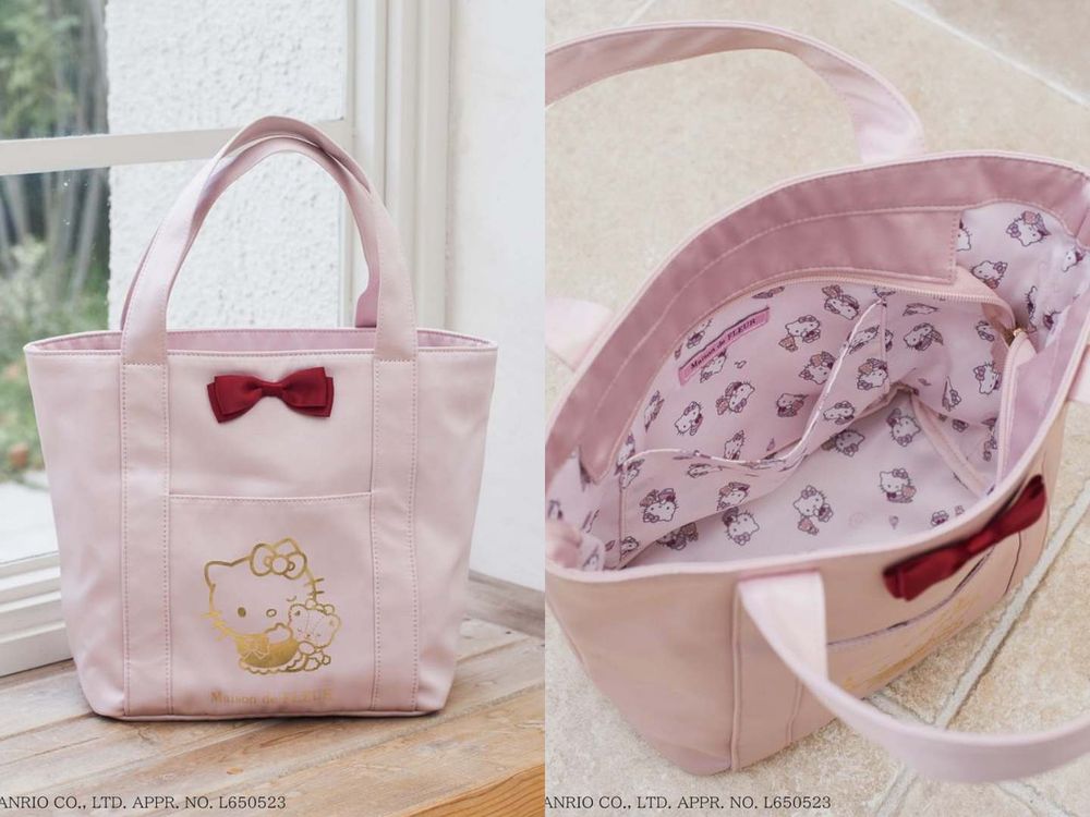 Kitty又來逼人花錢！日牌Maison de FLEUR聯名「軟軟蝴蝶結吊飾」太犯規、根本逼人都買！-5