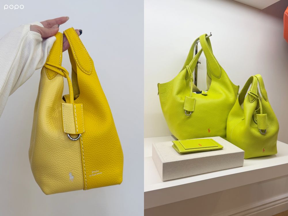 Polo菜籃子包新色好看炸！Sana來台手上拿的是這款、大尺寸麂皮款被問爆！-8