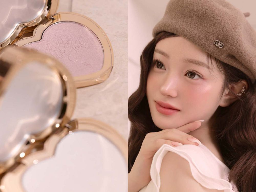 美到命中心臟！日本千金彩妝又推夢幻逸品，菱格皮革腮紅＆打亮換上蕾絲外殼，低飽和奶茶色搭配玫瑰糖霜光澤，還以為在喝下午茶！-11