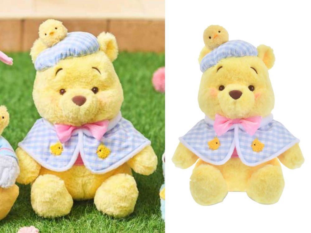 日本迪士尼2026春季限定周邊太可愛！「格紋披風小熊維尼玩偶、兔兔變裝唐老鴨」全都太想買！-2