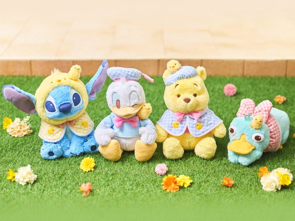 日本迪士尼2026春季限定周邊太可愛！「格紋披風小熊維尼玩偶、兔兔變裝唐老鴨」全都太想買！-9