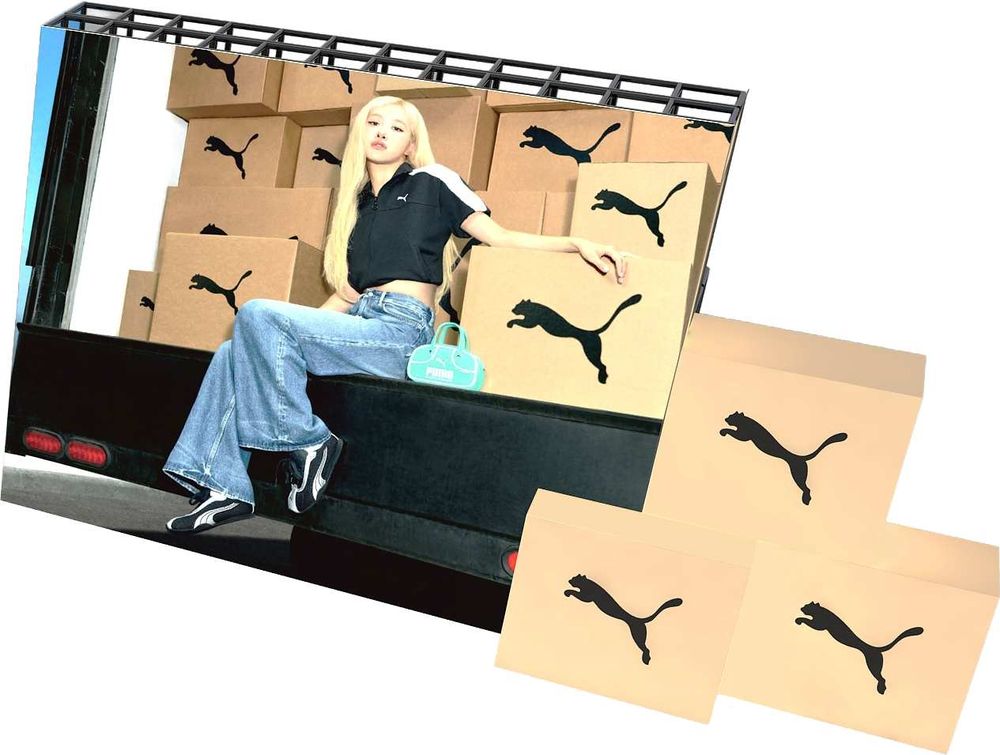 Rosé超可愛快閃店來了？！私下最愛PUMA爆款球鞋巨型打卡區、應援禮、打卡牆得衝去拍！-3