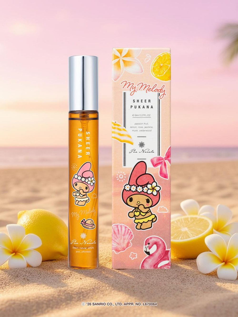 曬黑版三麗鷗太犯規！Pua Nanala聯名香水洗版全網，柑橘麝香Kitty、鹹感果香酷洛米越聞越上頭！-9
