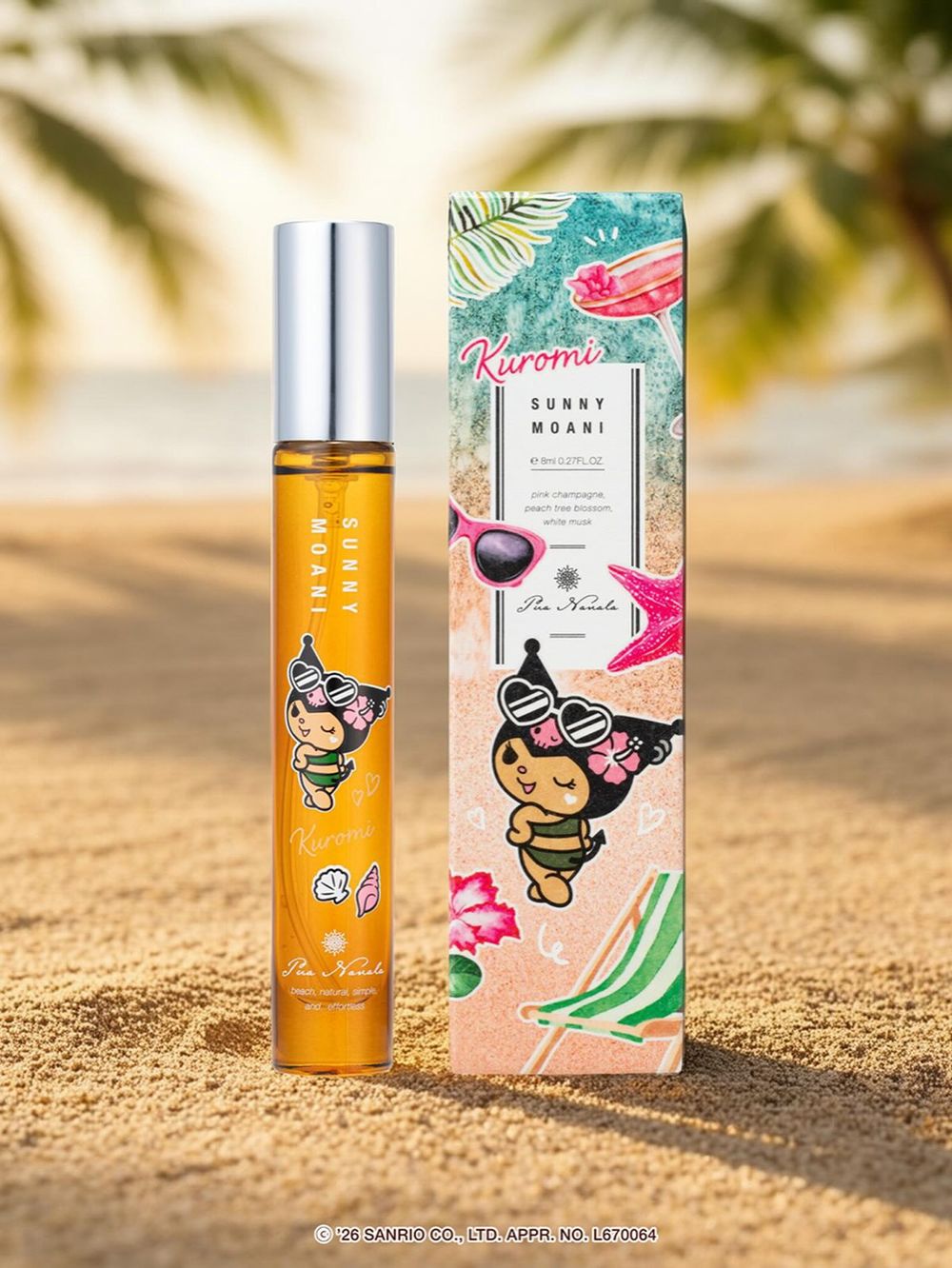 曬黑版三麗鷗太犯規！Pua Nanala聯名香水洗版全網，柑橘麝香Kitty、鹹感果香酷洛米越聞越上頭！-8