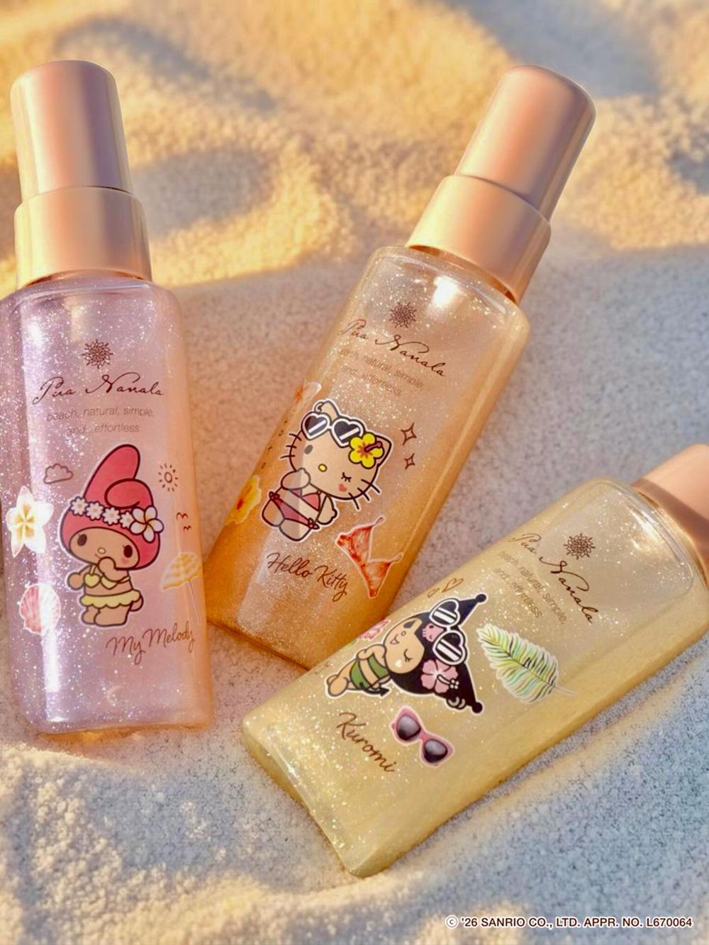 曬黑版三麗鷗太犯規！Pua Nanala聯名香水洗版全網，柑橘麝香Kitty、鹹感果香酷洛米越聞越上頭！-12