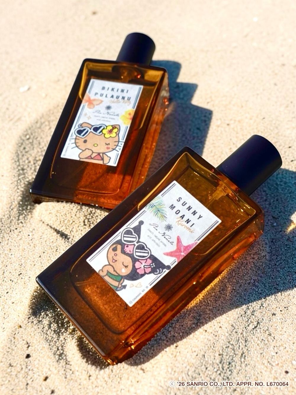 曬黑版三麗鷗太犯規！Pua Nanala聯名香水洗版全網，柑橘麝香Kitty、鹹感果香酷洛米越聞越上頭！-10