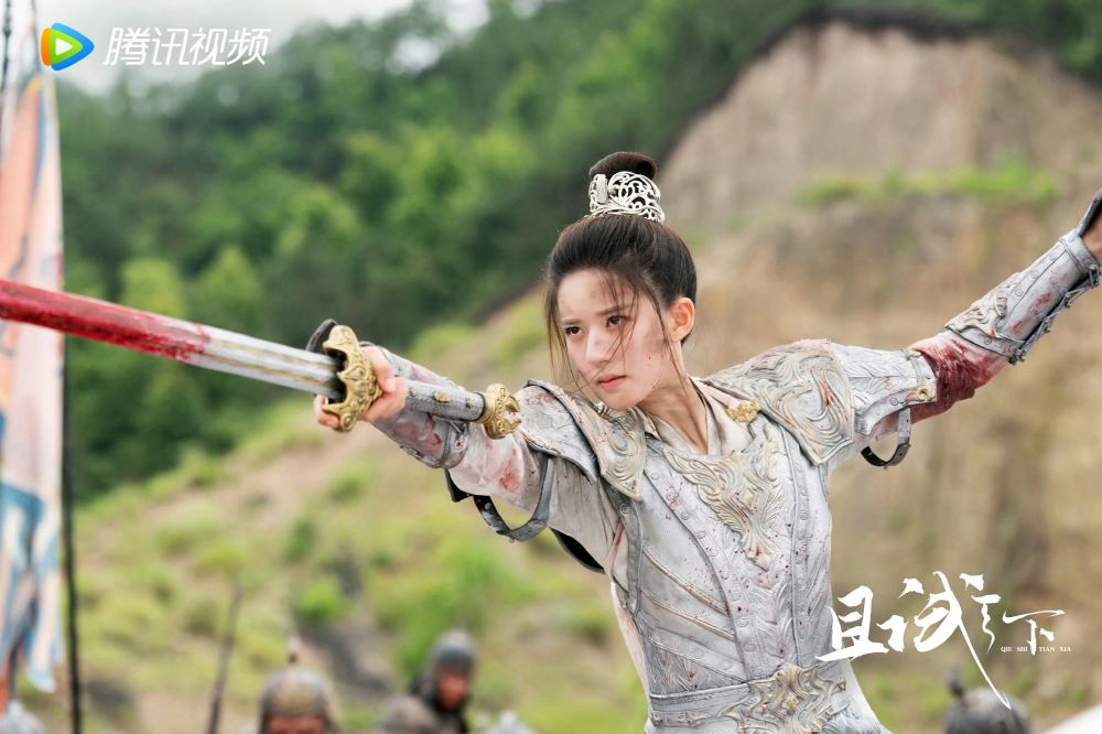 盤點8位陸劇女演員女將軍造型！李沁又颯又美，田曦薇、趙露思甜妹反差感！-5