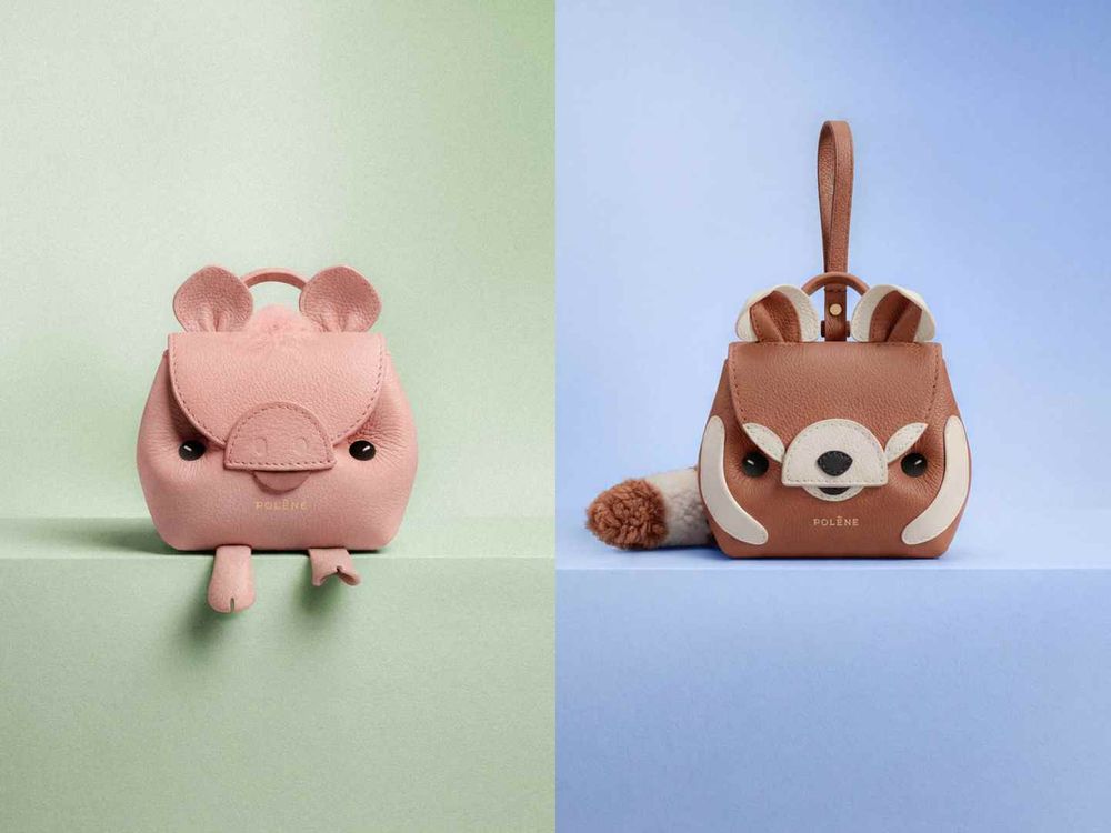 Polène經典包有分身了！「氣噗噗小雞、呆呆小豬」掛飾可愛到姨母笑！四款根本要全收藏！-4