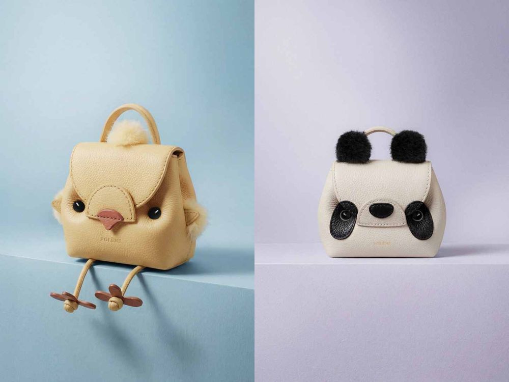 Polène經典包有分身了！「氣噗噗小雞、呆呆小豬」掛飾可愛到姨母笑！四款根本要全收藏！-5