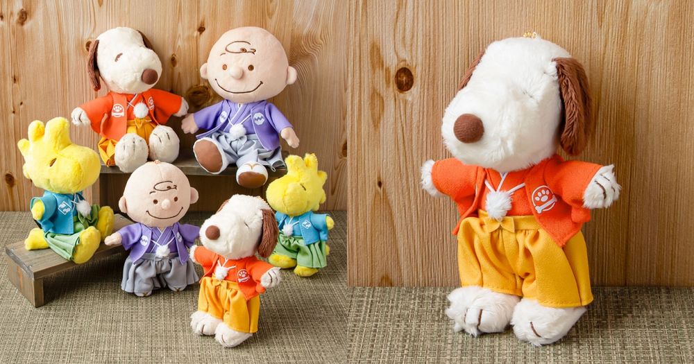 日本開賣和服系列史努比玩偶周邊！「橘和服+黃袴史努比、紫和服+灰袴查理布朗」全都可愛發瘋！-1