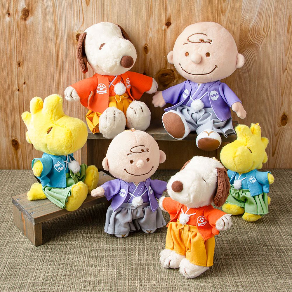 日本開賣和服系列史努比玩偶周邊！「橘和服+黃袴史努比、紫和服+灰袴查理布朗」全都可愛發瘋！-2