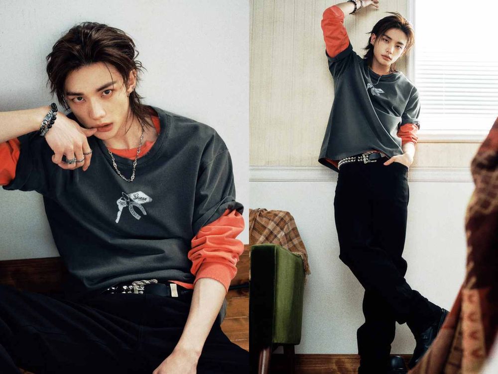 STAY們擴充圖庫！SKZ鉉辰最新「GUESS痞帥照」曝光！金絲眼鏡＋精壯臂肌太犯規、跪求官方推專屬雜誌！-2