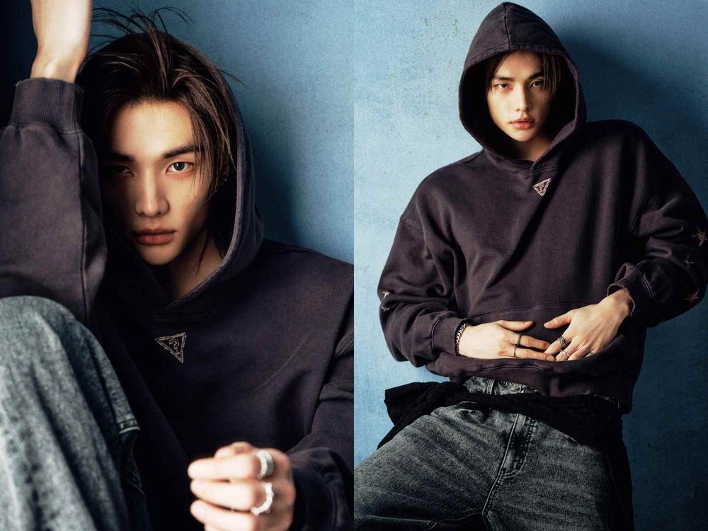 STAY們擴充圖庫！SKZ鉉辰最新「GUESS痞帥照」曝光！金絲眼鏡＋精壯臂肌太犯規、跪求官方推專屬雜誌！-7