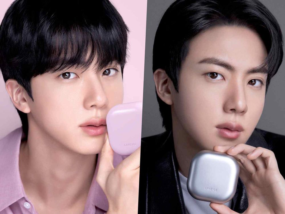 LANEIGE官宣BTS JIN回歸！NEO氣墊3.0全面升級，「柔霧銀×水光粉」雙版本登場、100H持妝直接封神！-5