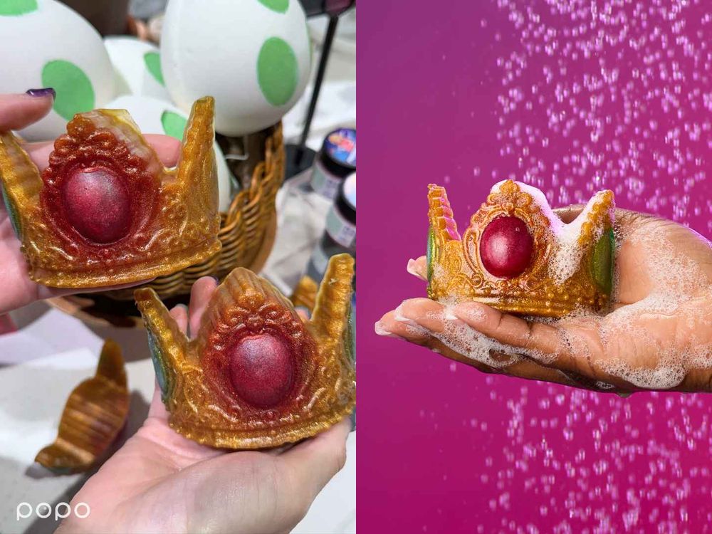 LUSH聯名《超級瑪利歐銀河電影版》可愛失控！耀西蛋藏驚喜、奇可果凍會晃、碧姬公主王冠皂＋問號方塊必收！-15