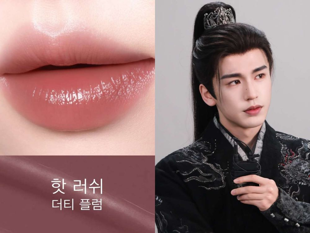 《逐玉》張凌赫唇色太犯規！從豆沙霧唇到無花果水光全被問爆，武安侯同款唇膏色號一次收！-6