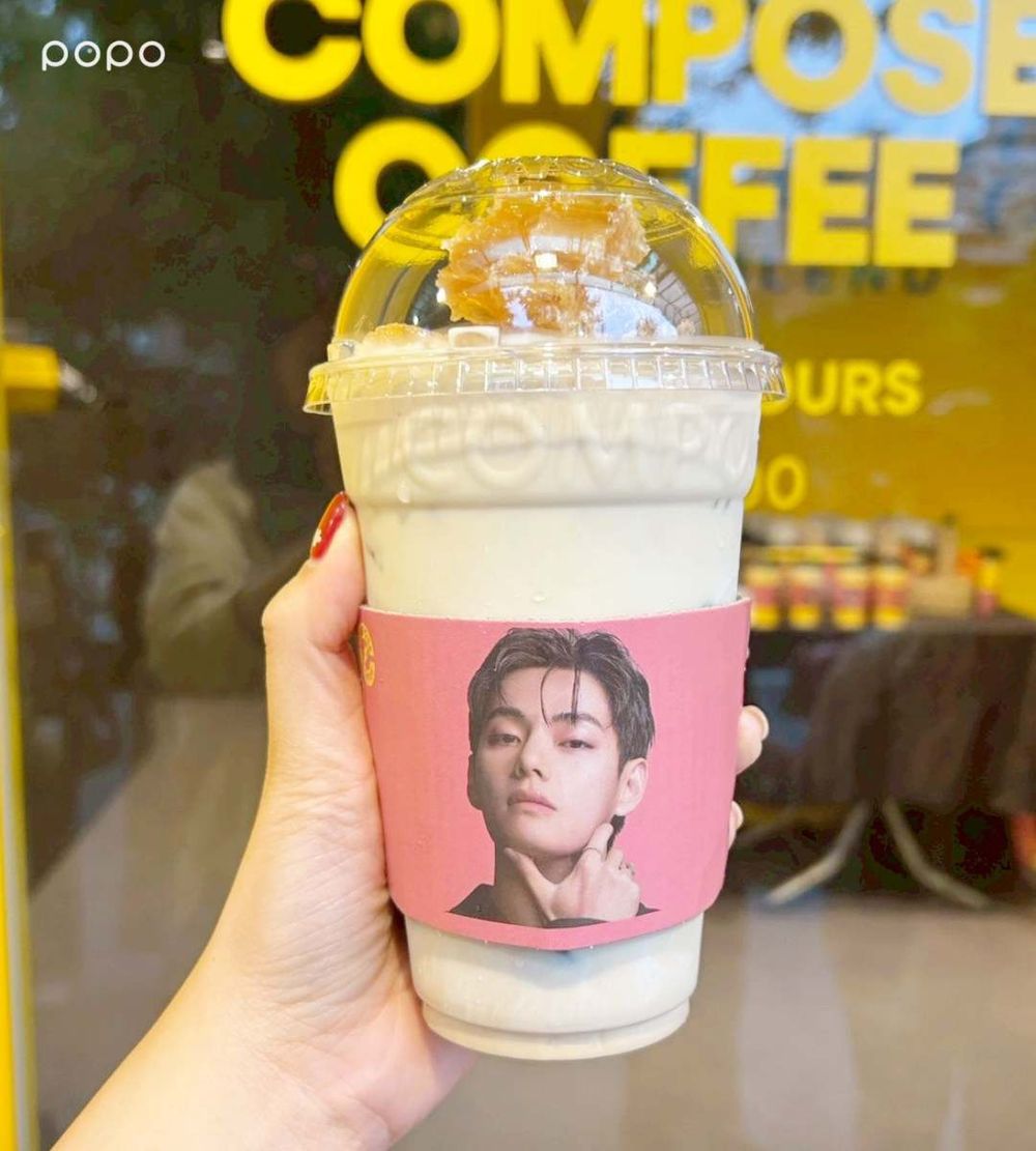 BTS V代言的COMPOSE COFFEE來了！限定「V特調」必點菜單一次看、再送泰亨聯名杯套！-7