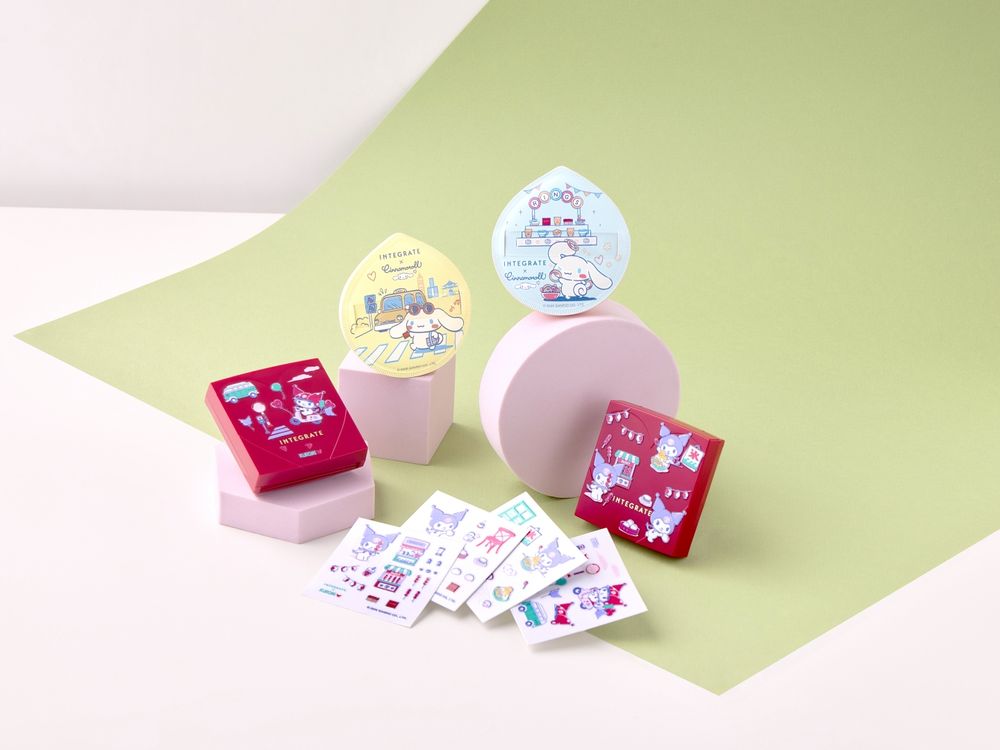 史上首次！INTEGRATE台灣限定三麗鷗聯名在地化，買彩妝送「夜市美食＋遊戲」太會玩了吧！-4