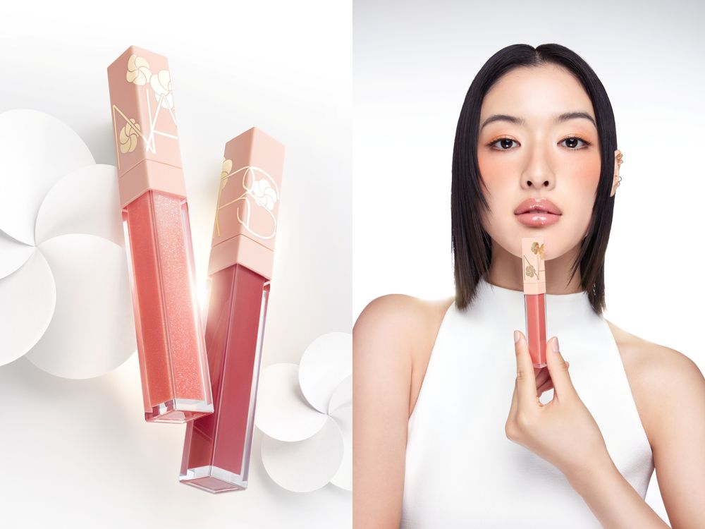 NARS春夏限定「2026妝點花漾系列」帶來桃花運！小光圈氣墊、小白餅換上奢華粉金外殼＋花卉剪影，嫩唇露新色美出天際！-2