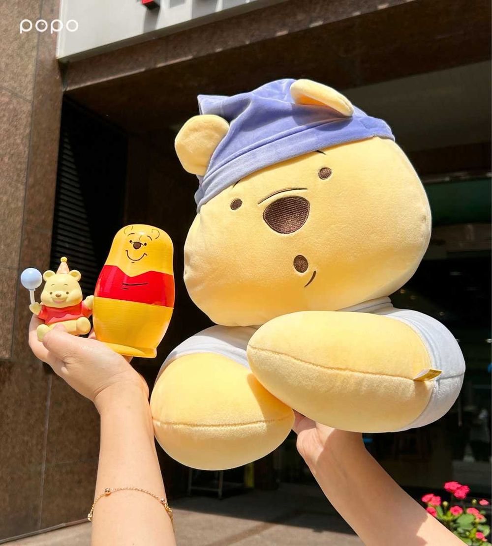 7-11開賣小熊維尼百年紀念小物！超可愛「白色維尼懶骨頭、俄羅斯娃娃、小夜燈」全都想帶回家！-3