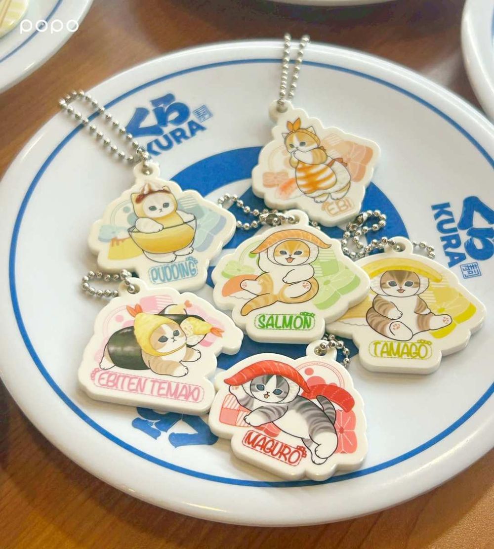藏壽司最新扭蛋是貓福珊迪！超可愛「鮪魚壽司喵吊飾、鯊魚喵」全都想收集，滿額再送Q翻資料夾！-10