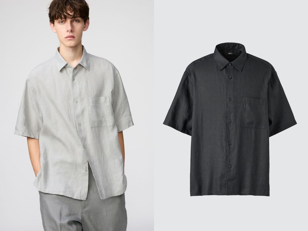 天氣變熱的救星！UNIQLO每年都賣爆「空氣亞麻襯衫」回來了！U系列套裝日本搶翻！-15