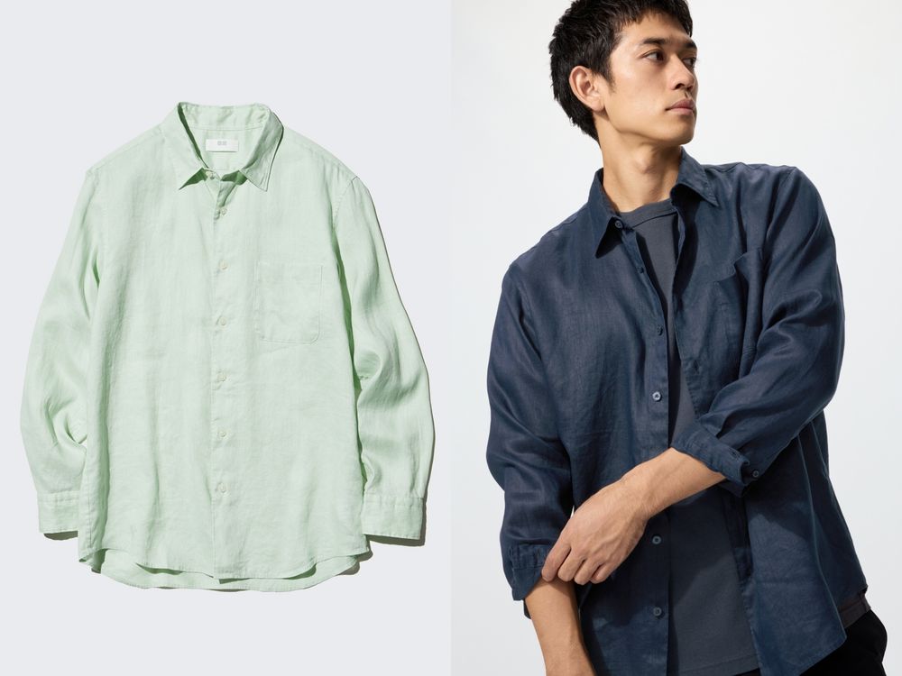 天氣變熱的救星！UNIQLO每年都賣爆「空氣亞麻襯衫」回來了！U系列套裝日本搶翻！-4