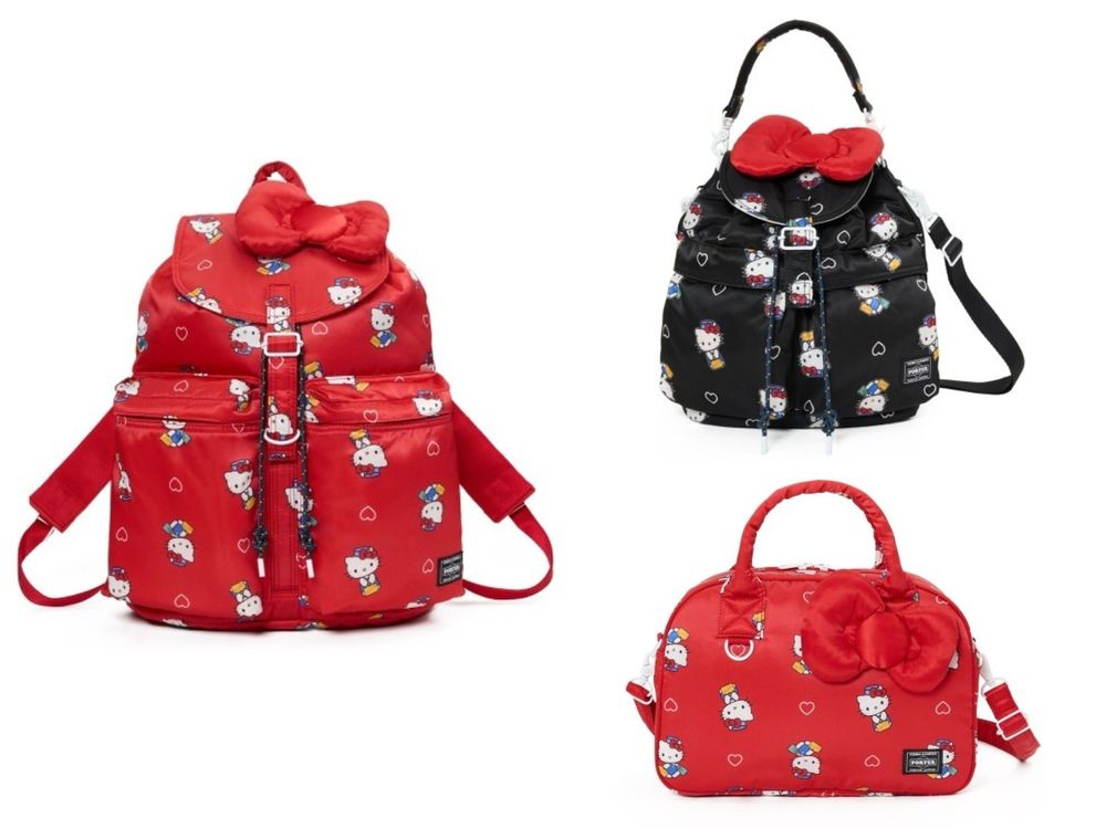 真的要搶！日牌PORTER STAND聯名Hello Kitty！「搬運工貓貓」吊飾、澎澎包可愛到一秒掏出錢包！-6