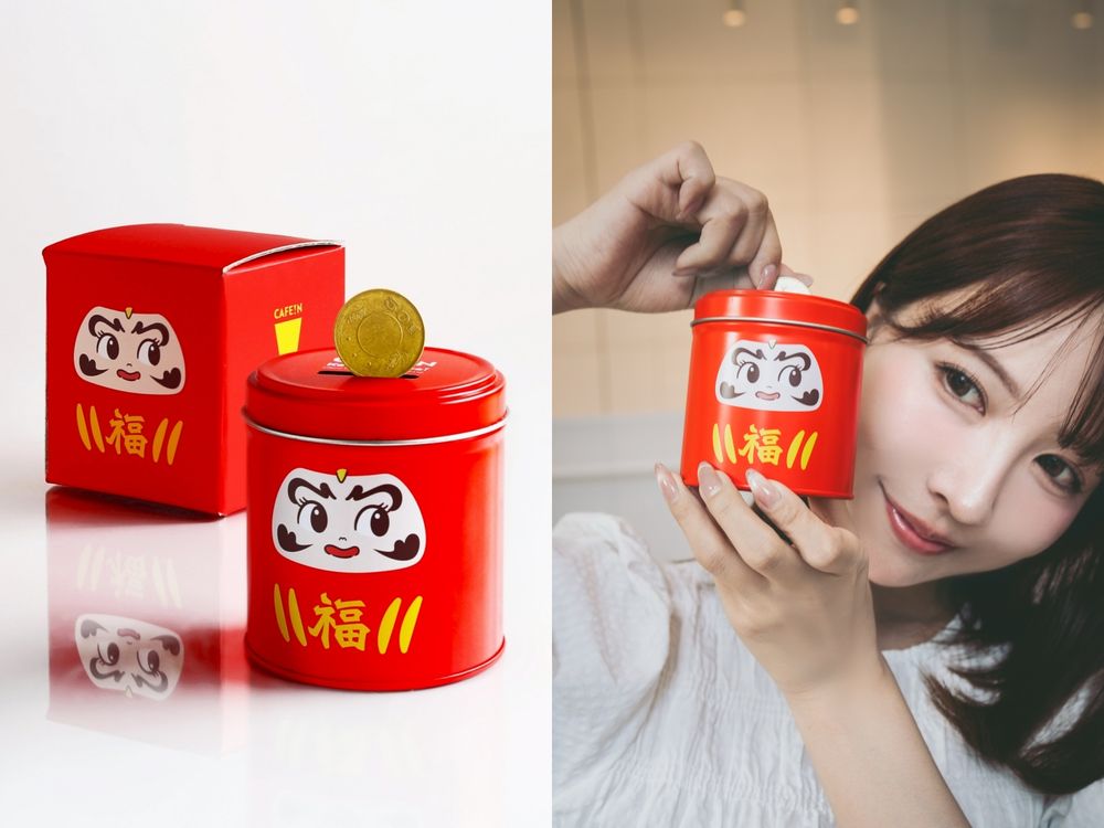 CAFE!N跟「KEWPIE丘比」聯名了！限定招財貓包裝Q到捨不得丟、還有存錢筒&手機殼要買！-5