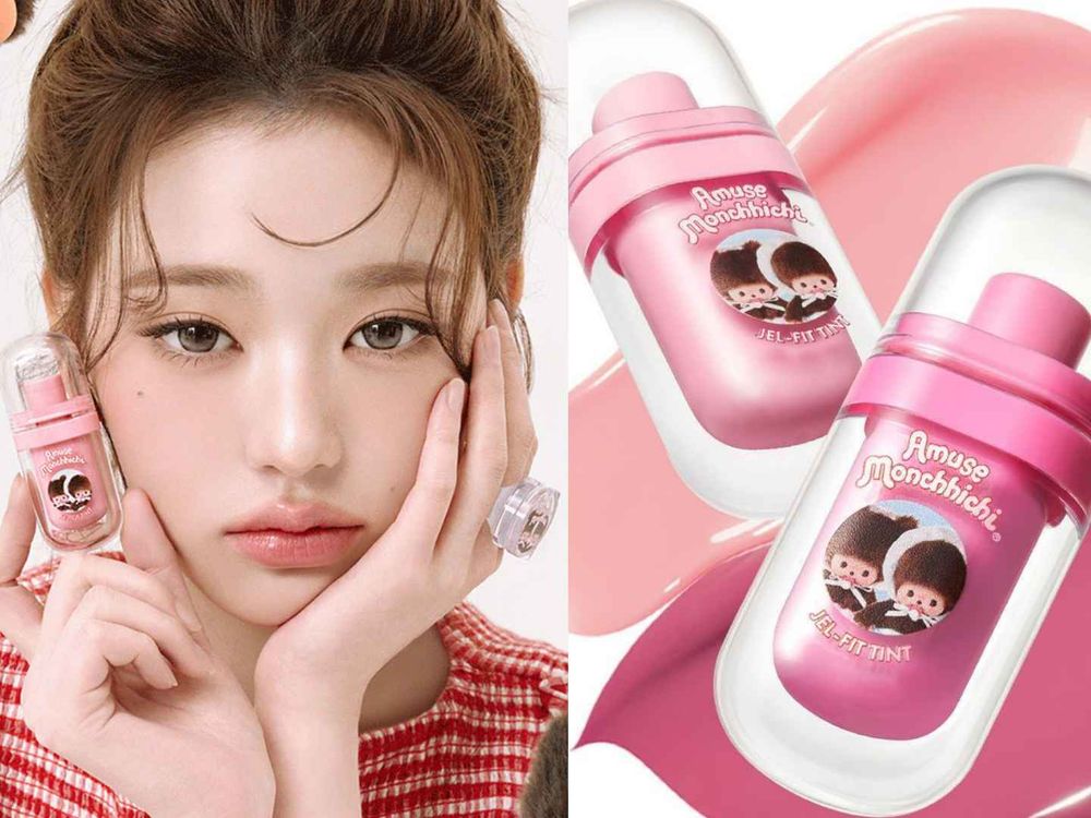 張員瑛同款直接照抄！AMUSE×蒙奇奇爆紅聯名洗版全韓網，果凍嘟唇、陶瓷肌＋巨型粉撲太欠收！-16