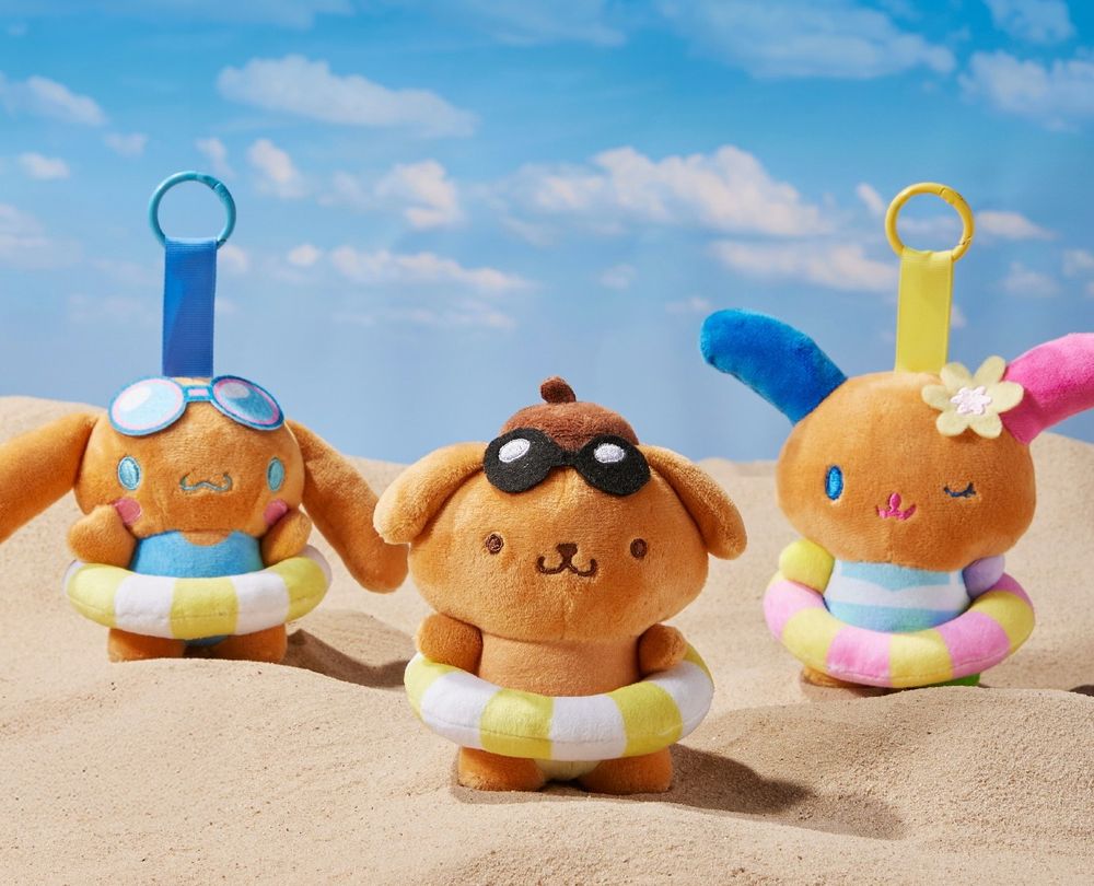 泰國開賣「曬黑三麗鷗」周邊！超可愛「焦糖布丁狗、比基尼Hello Kitty」玩偶吊飾全都想買！-13