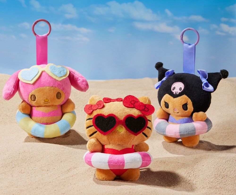 泰國開賣「曬黑三麗鷗」周邊！超可愛「焦糖布丁狗、比基尼Hello Kitty」玩偶吊飾全都想買！-9